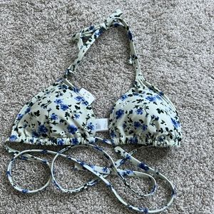 Abercrombie Floral Bikini Top